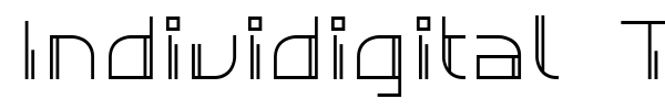 Individigital Thin font preview